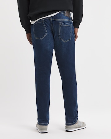 D555 Big & Tall Ambrose Tapered Fit Stretch Jeans - Vintage Blue