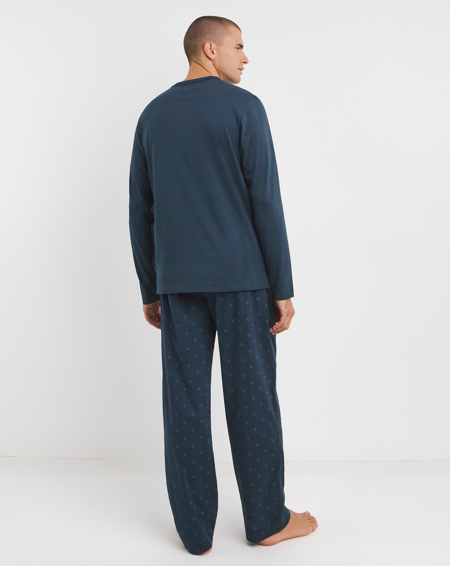 Clavin Klein Cotton Poplin Pyjama Set Jacamo