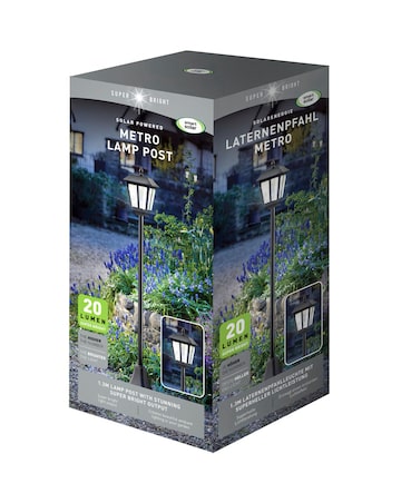 Metro Solar Lamp Post 20L