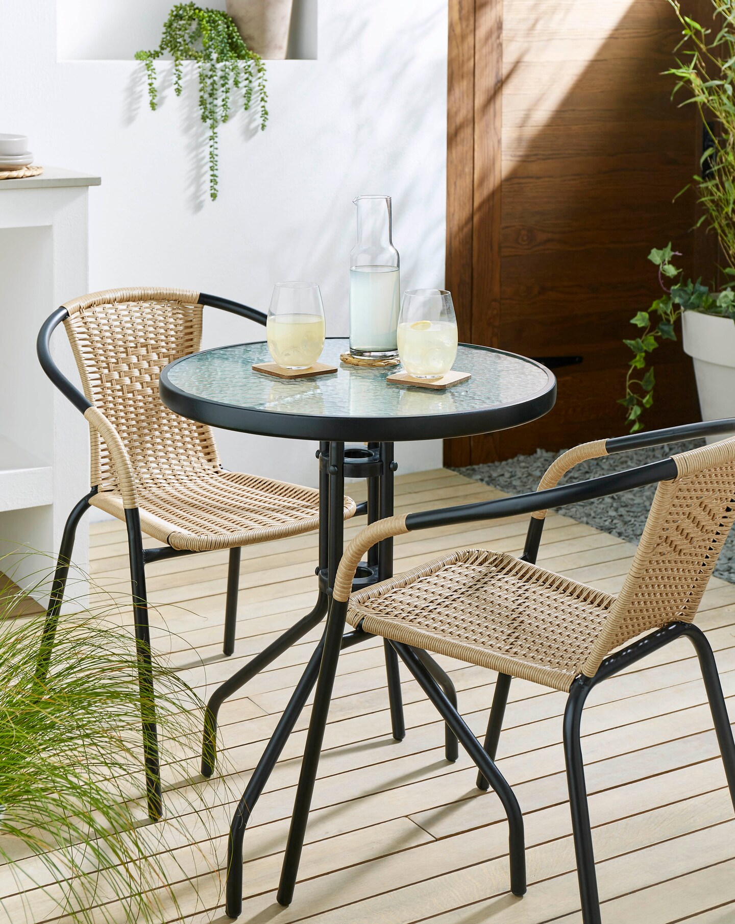 New In - Rattan Bistro Set