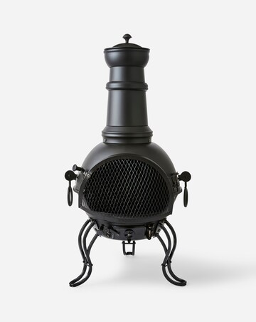 La Hacienda Murcia Medium Steel Chimenea with Grill