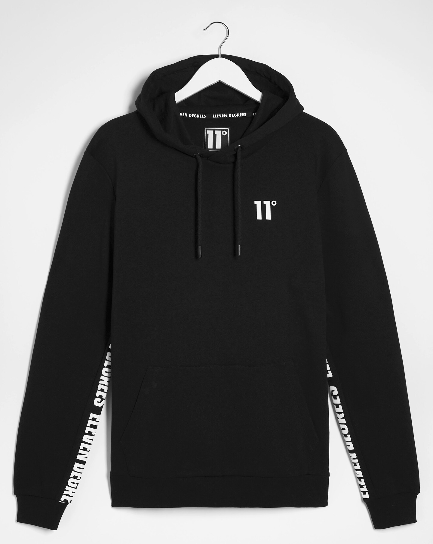 11 Degrees Panel Cut Sew Hoodie Jacamo