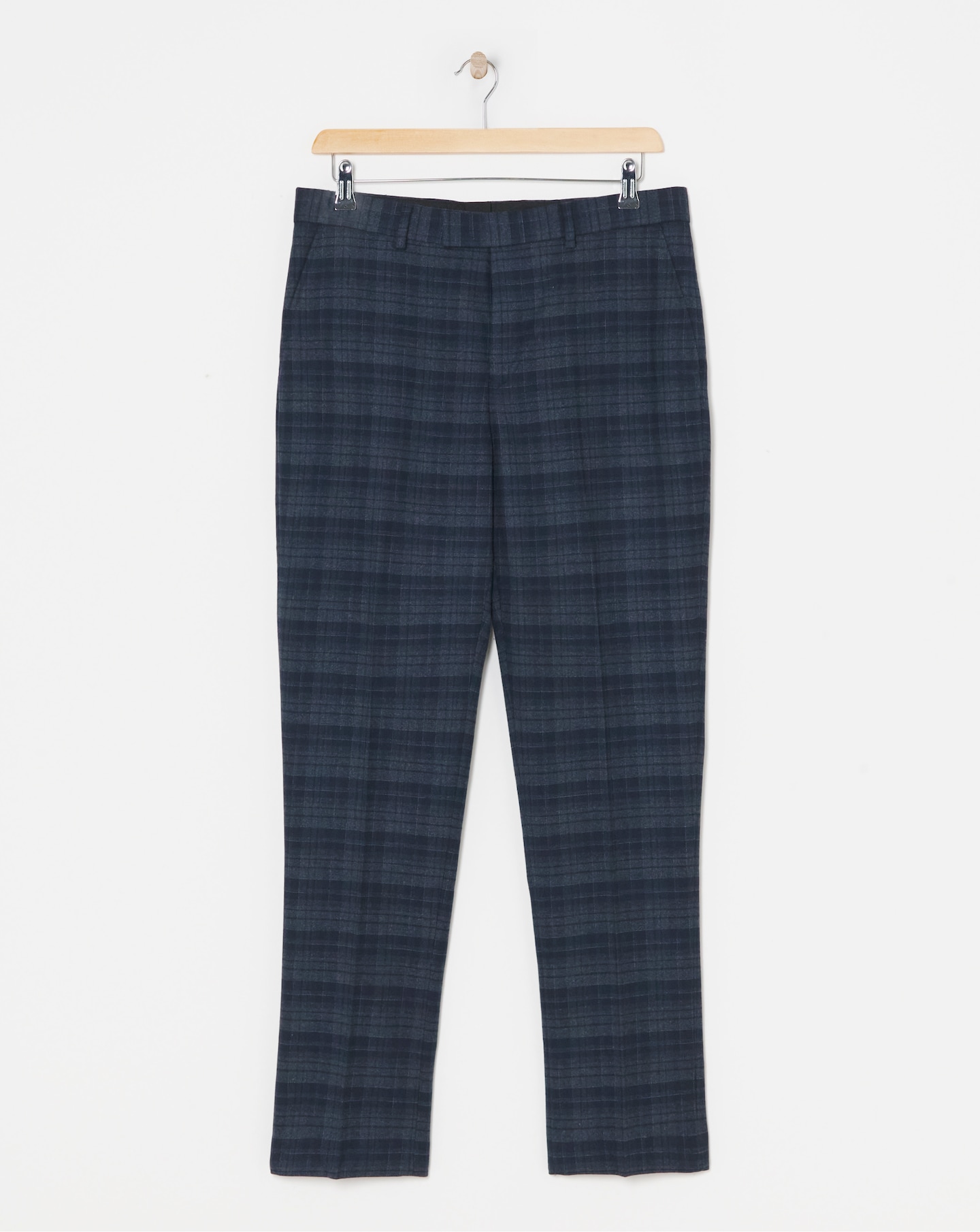 Warm Handle Check Suit Trouser