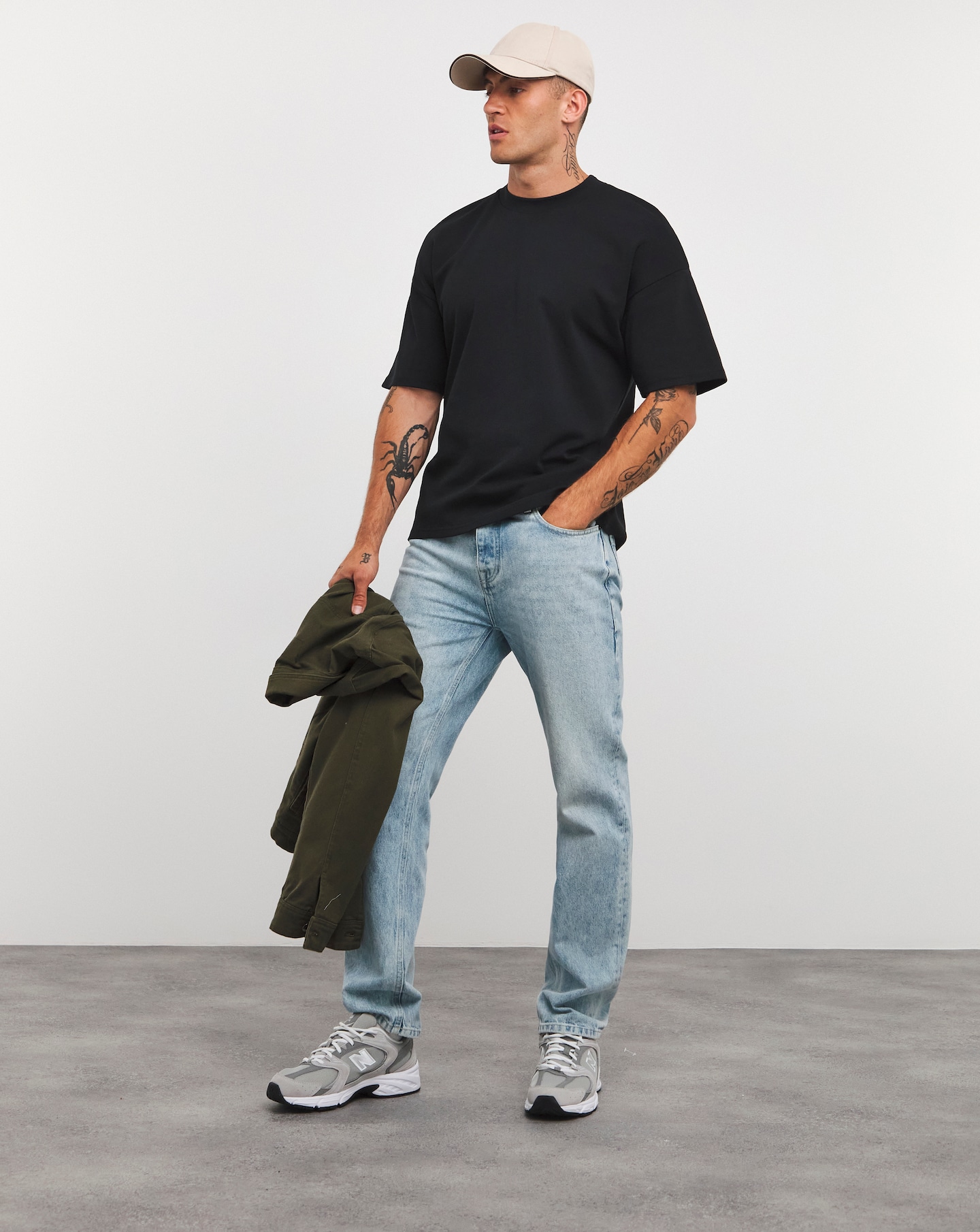 Oversized Heavyweight Crew Neck T-Shirt