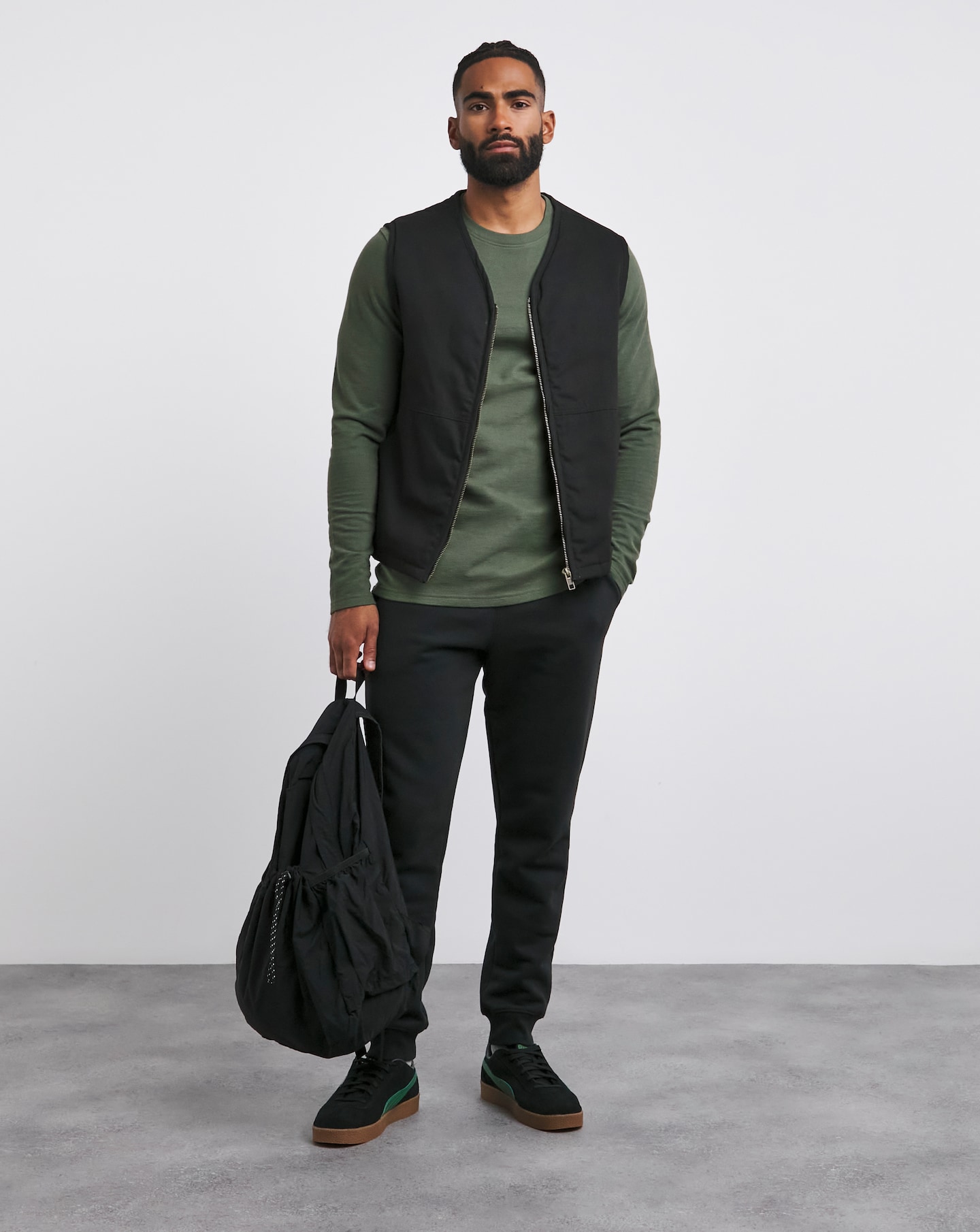 Textured Long Sleeve T-Shirt