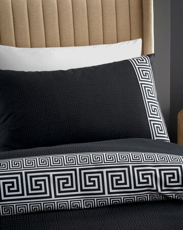 Catherine Lansfield Artemis Greek Key Duvet Set