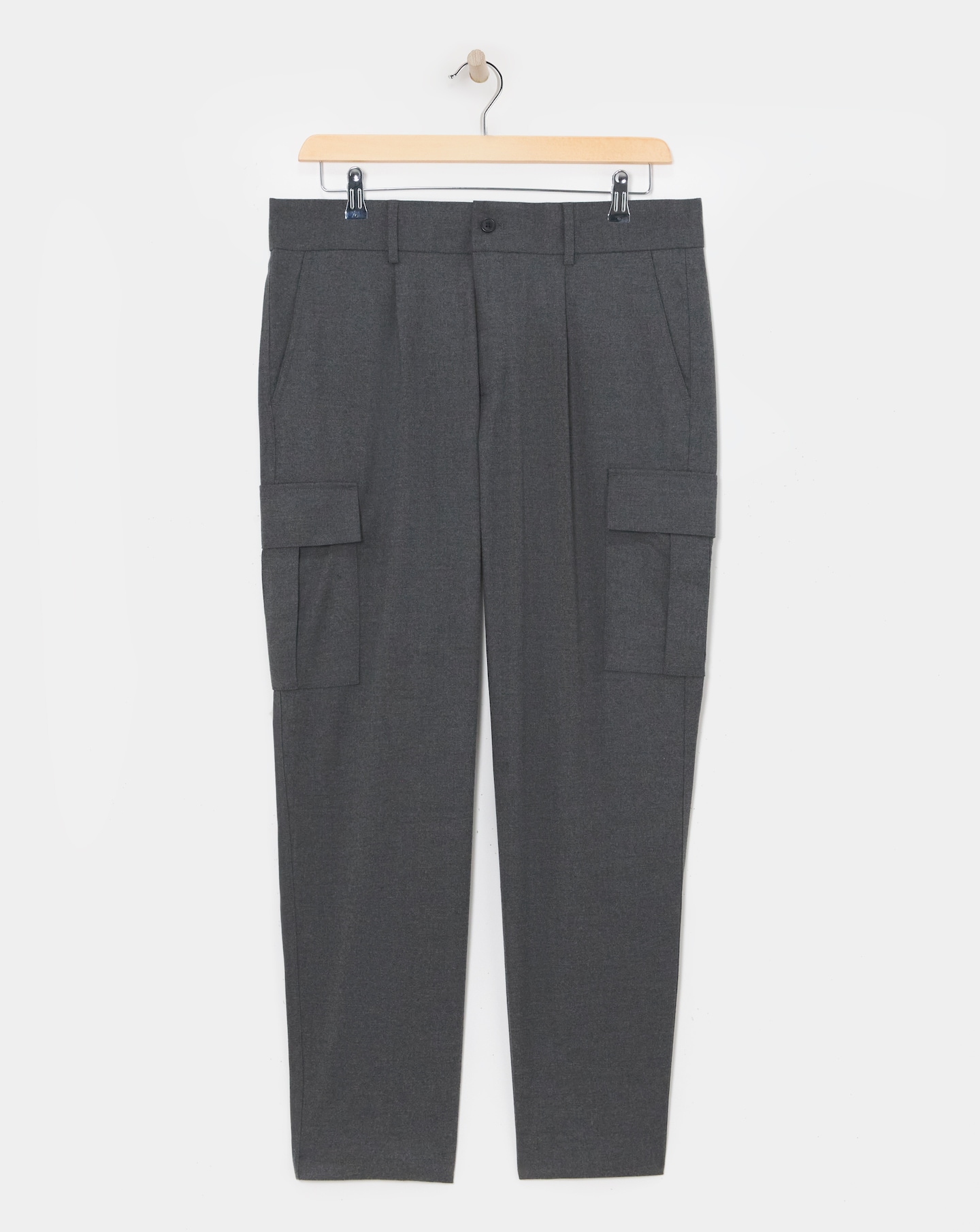 Tailored Flannel Cargo Trouser