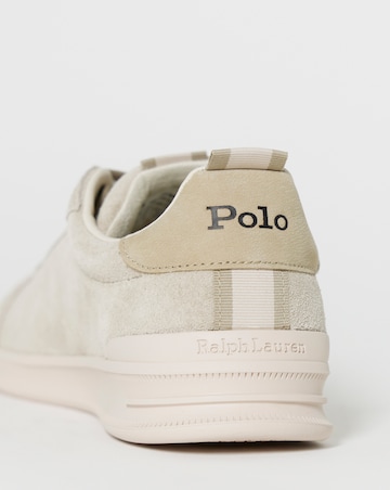 Polo Ralph Lauren Heritage Court Suede Trainer - Beige