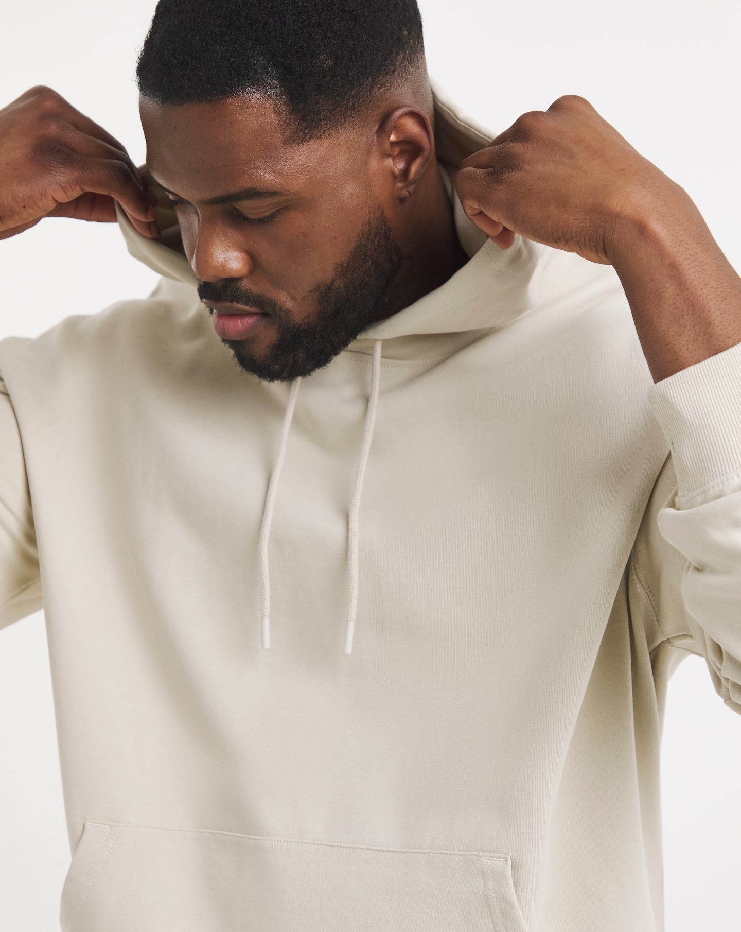 Oversized Overhead Hooded Top