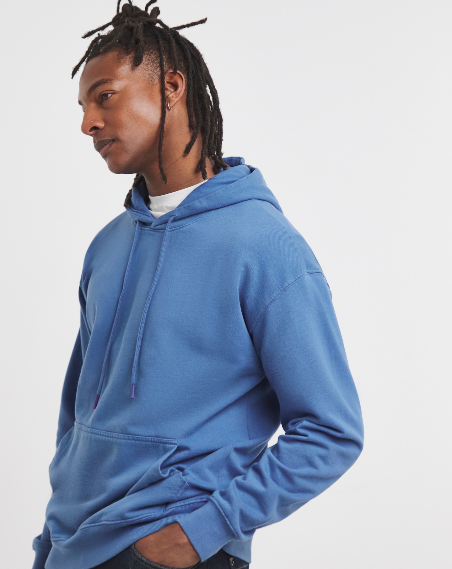 Garment Dyed Relax Fit Overhead Hoodie