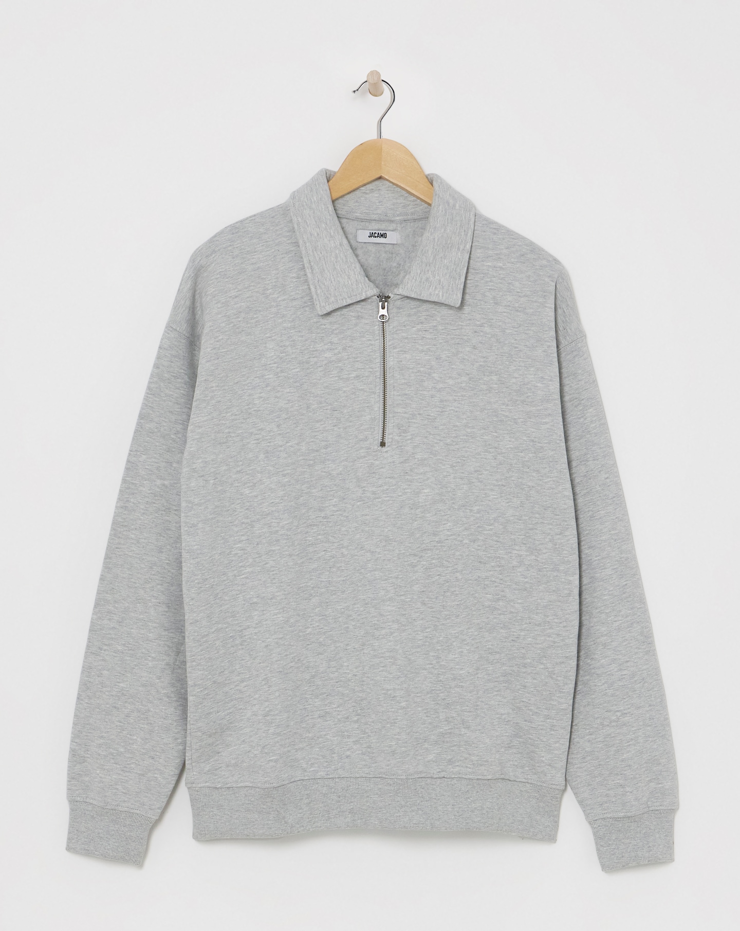 1/4 Zip Relaxed Fit Polo Sweatshirt