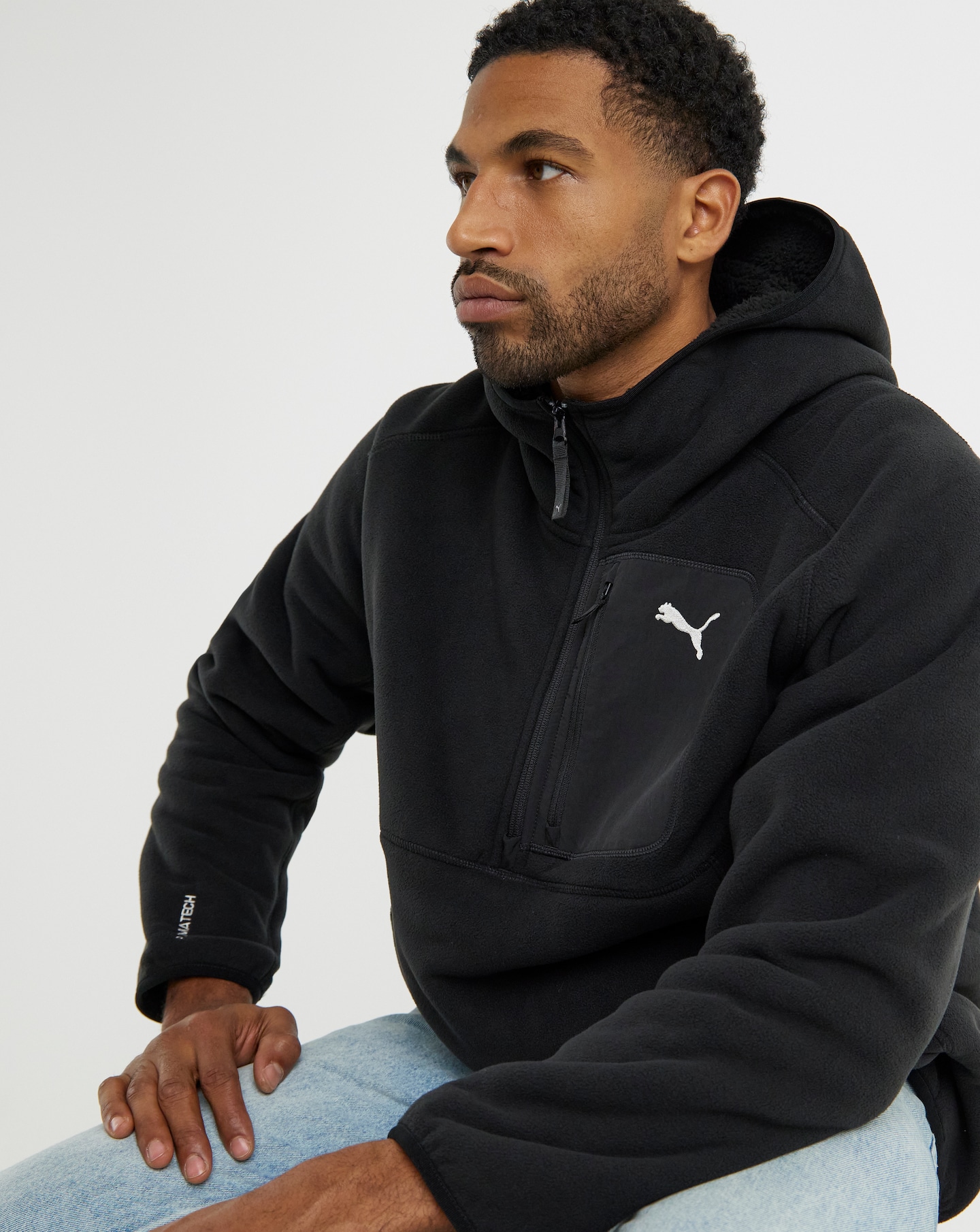 PUMA Tech Borg 1/2 Zip Hoodie