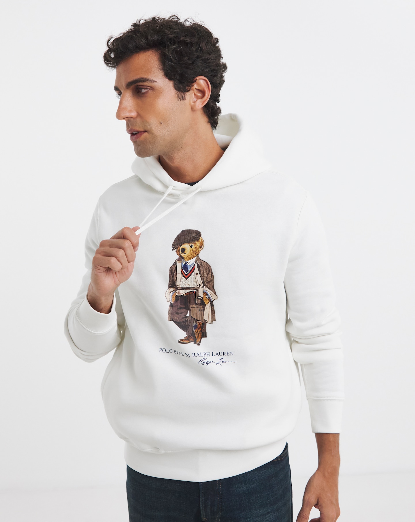 Polo Ralph Lauren Bear Hoodie - White