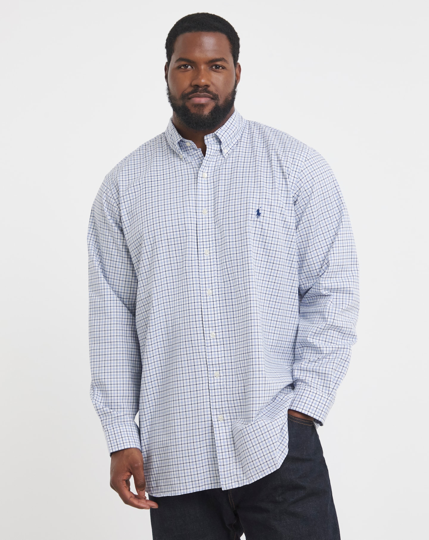 Polo Ralph Lauren Shirt - Cream/Blue