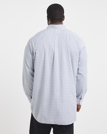 Polo Ralph Lauren Long Sleeve Check Twill Shirt - Cream/Blue