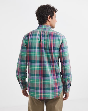 Polo Ralph Lauren Classic Check Oxford Shirt - Green/Red