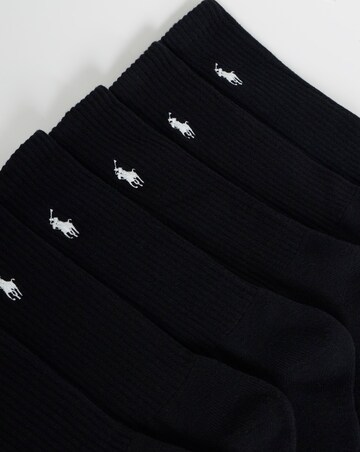 Polo Ralph Lauren Classic 6 Pack Sport Sock - Black