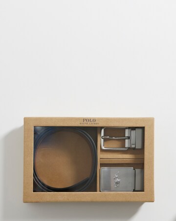 Polo Ralph Lauren Leather Belt Gift Set - Black/Brown