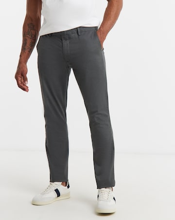 Polo Ralph Lauren Flat Front Stretch Twill Trouser - Grey