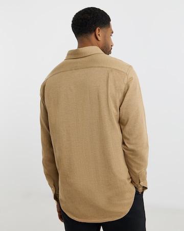 Polo Ralph Lauren Long Sleeve Stretch Jersey Shirt - Camel
