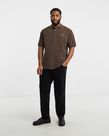 Polo Ralph Lauren Classic Short Sleeve Polo - Brown Heather