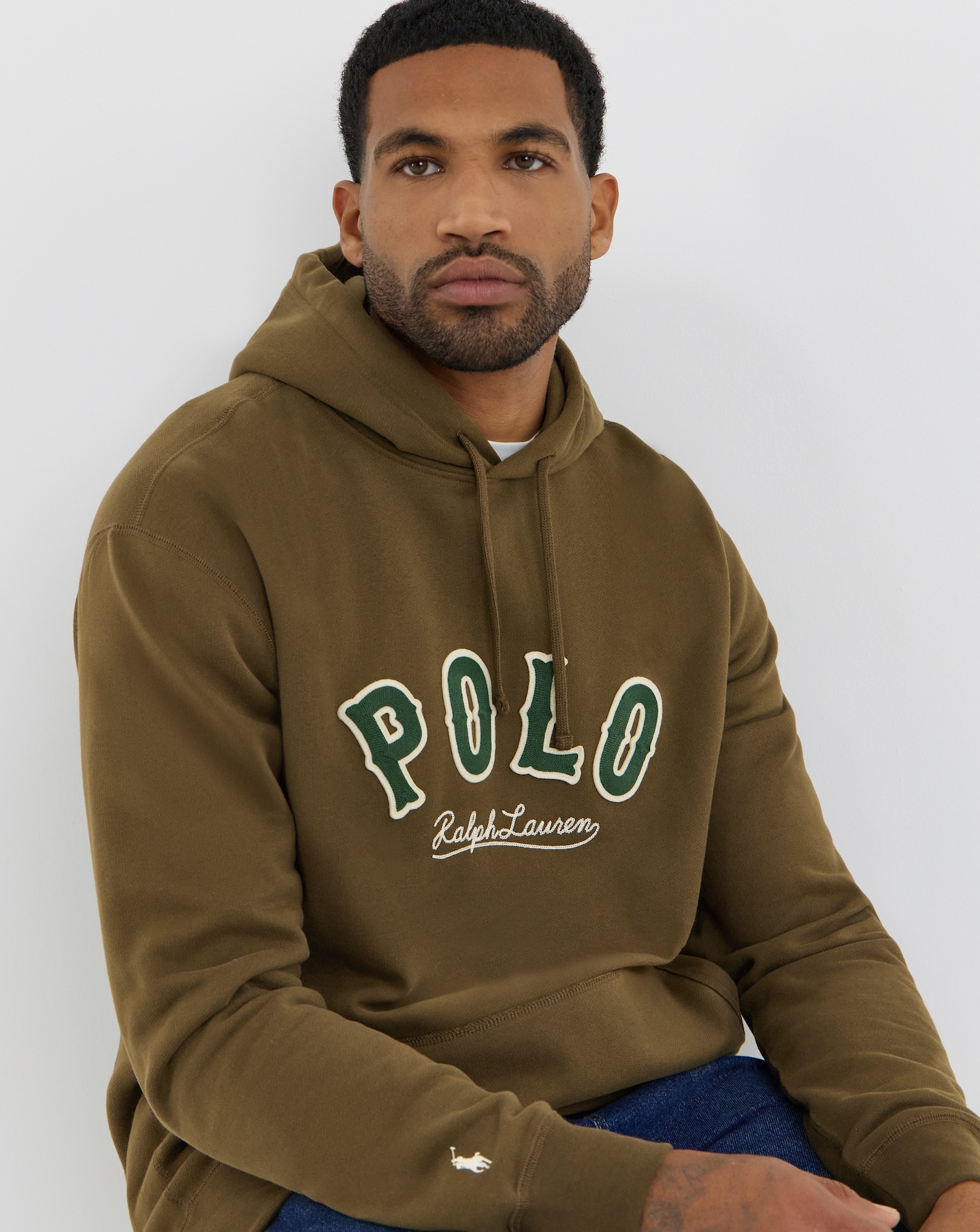 Polo Ralph Lauren Logo Hoodie - Brown