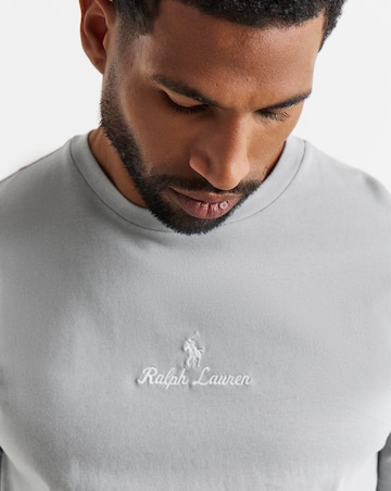 Polo Ralph Lauren Short Sleeve Script Logo T-Shirt - Soft Grey