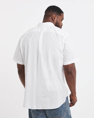 Polo Ralph Lauren Short Sleeve Seersucker Shirt - White
