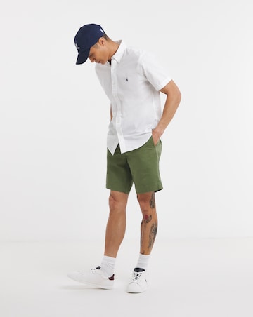Polo Ralph Lauren Short Sleeve Seersucker Shirt - White