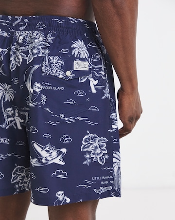 Polo Ralph Lauren Printed Swimshort - Navy