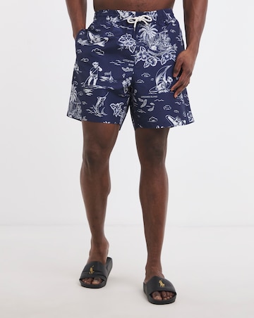 Polo Ralph Lauren Printed Swimshort - Navy