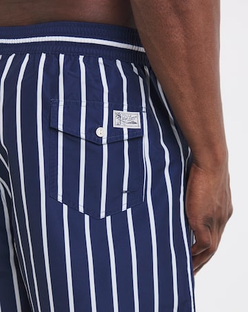 Polo Ralph Lauren Stripe Swimshort - Navy/White