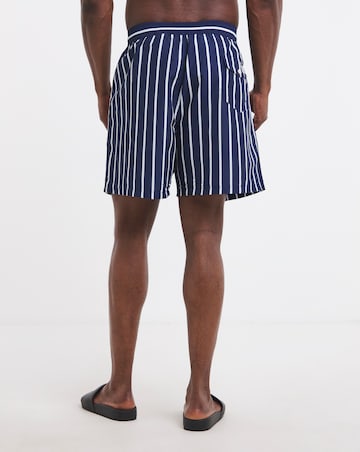 Polo Ralph Lauren Stripe Swimshort - Navy/White