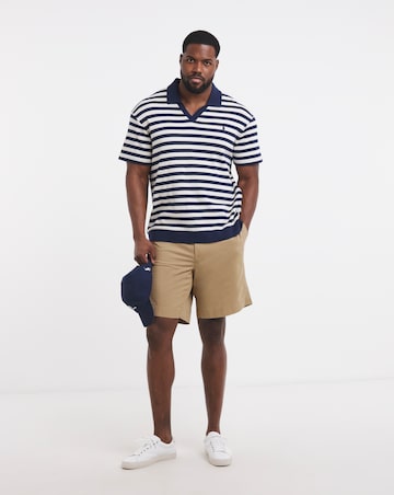 Polo Ralph Lauren Short Sleeve Stripe Polo - Navy/Cream