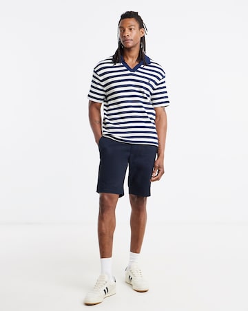 Polo Ralph Lauren Short Sleeve Stripe Polo - Navy/Cream