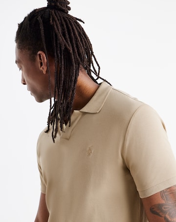 Polo Ralph Lauren Short Sleeve Stretch Mesh Polo - Beige