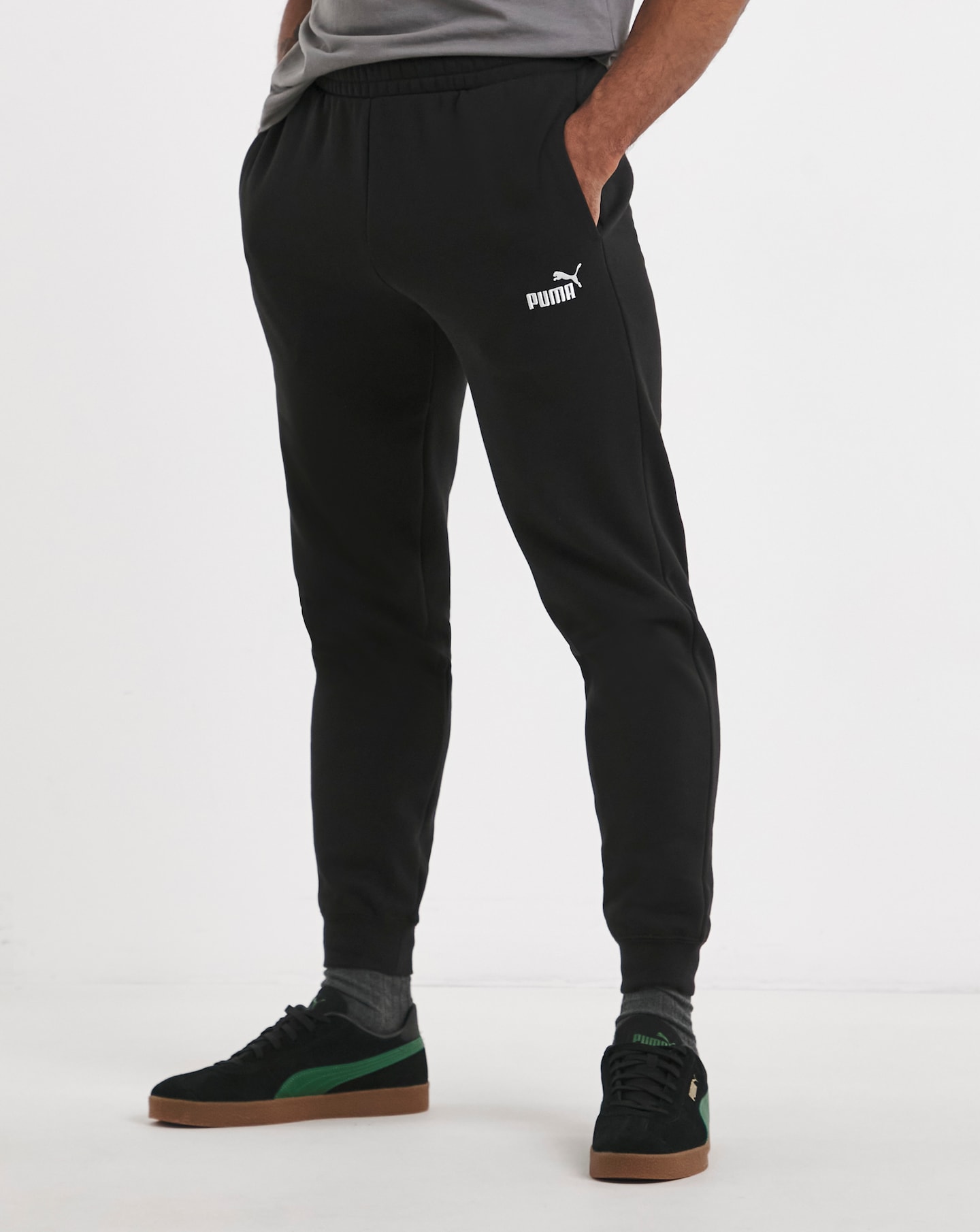 PUMA Essentials Fleece Logo Sweatpants