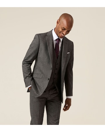 Skopes Fox Suit Jacket Charcoal