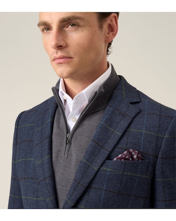 Skopes Ryedale Jacket Navy Check