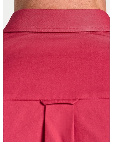 Raging Bull Long Sleeve Classic Oxford Shirt Berry