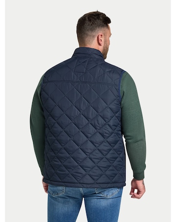 Raging Bull Quilted Gilet Navy