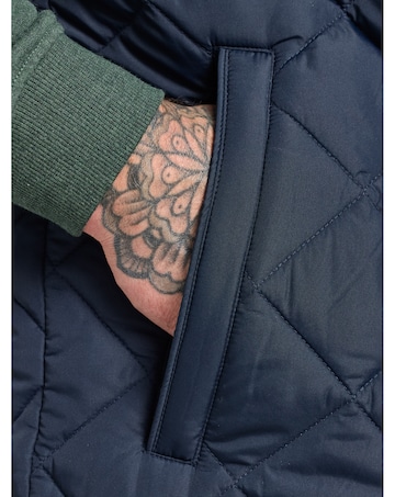 Raging Bull Quilted Gilet Navy