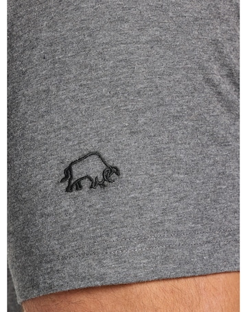 Raging Bull What Goes On Tour Print T-Shirt Dark Grey Marl