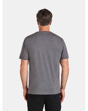 Raging Bull What Goes On Tour Print T-Shirt Dark Grey Marl