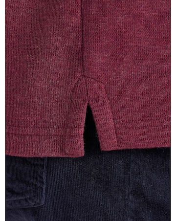 Raging Bull Classic French Rib Quarter Zip Burgundy