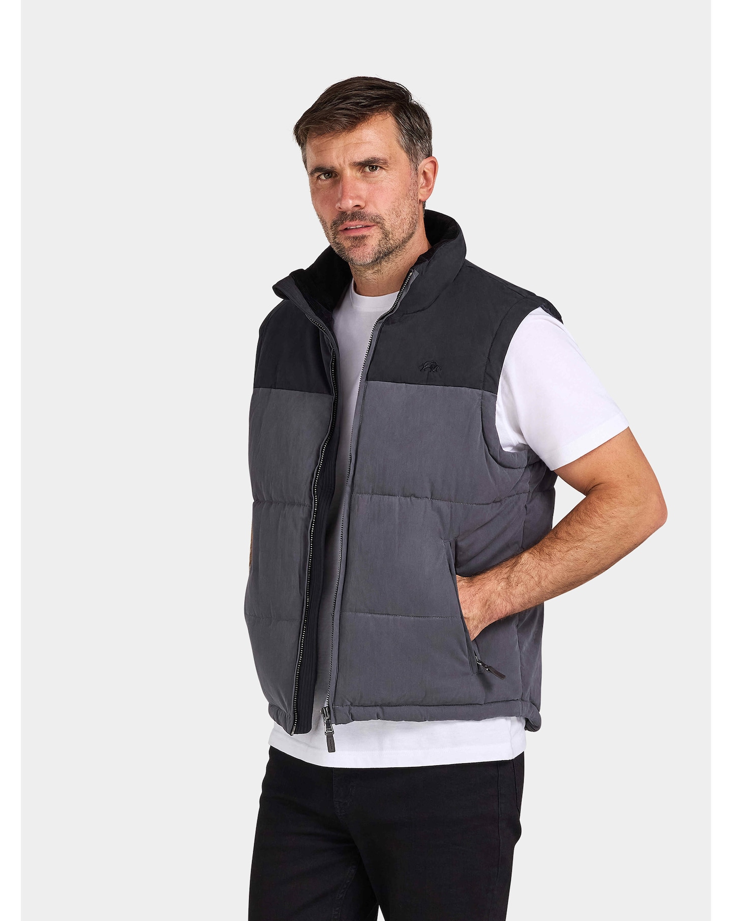 New In - Raging Bull Two Tone Gilet