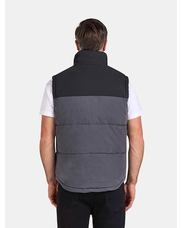 Raging Bull Two Tone Gilet Black