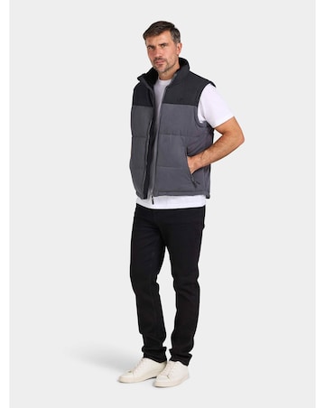 Raging Bull Two Tone Gilet Black