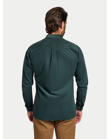 Raging Bull Long Sleeve Soft Needle Corduroy Shirt Forest