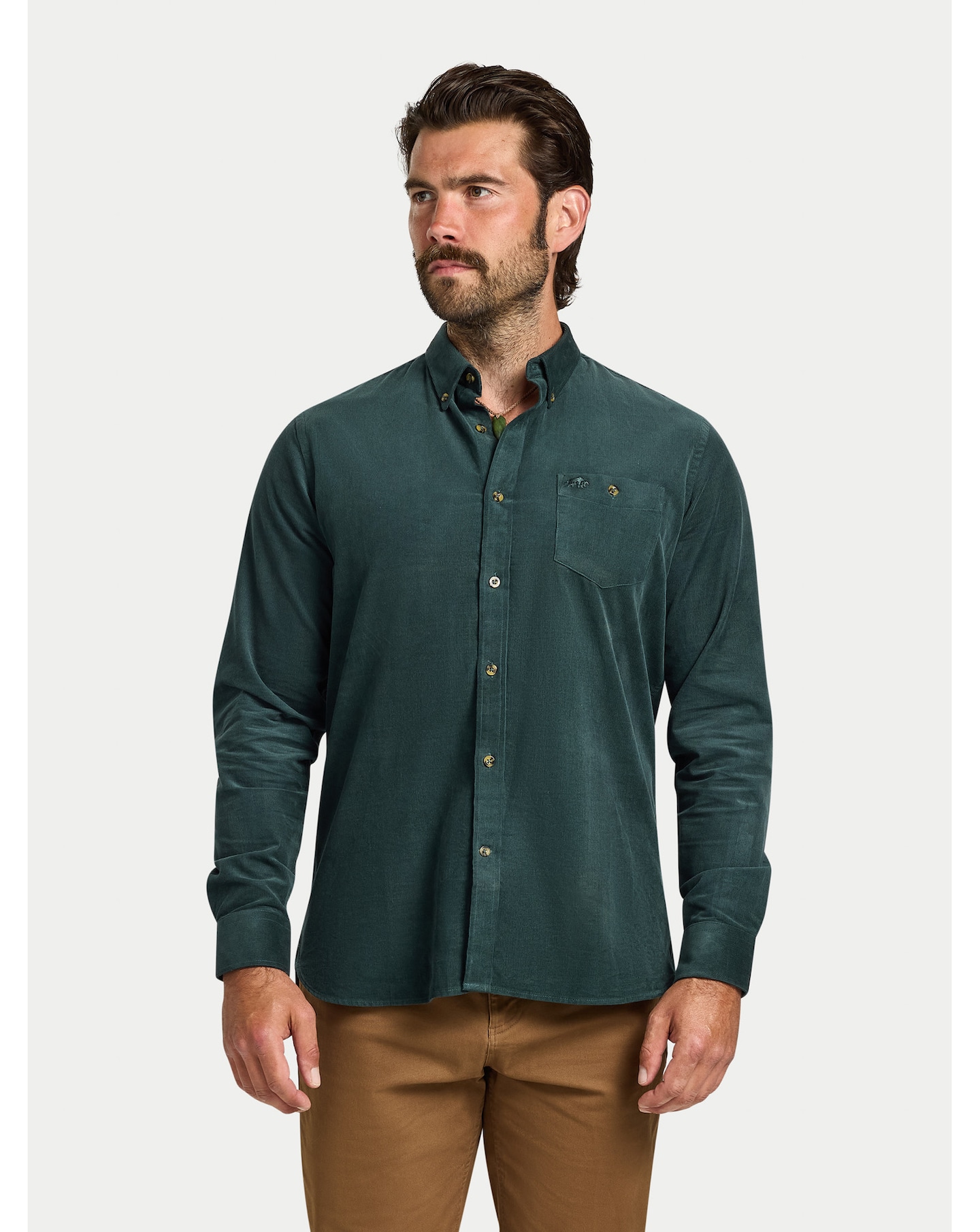 New In - Raging Bull LS Soft Needle Cord Shirt